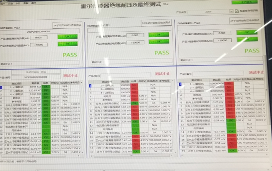 霍爾傳感器絕緣耐壓測試